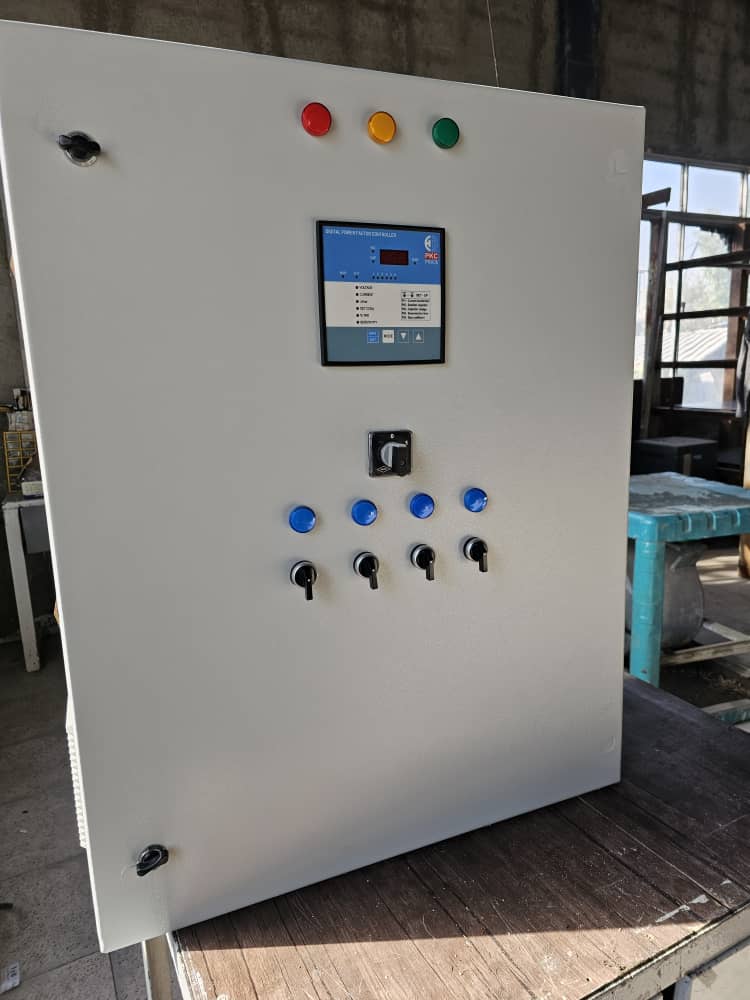 تابلو بانک خازنی ۲۵ کیلووار با تجهیزات PKC - تصویر 1